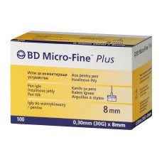Иглы МикроФайн 0,30мм(30G)x8 мм (BD Micro-Fine)